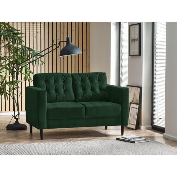 Wayfair velvet on sale green couch